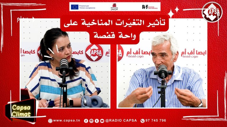 تأثير التغيّرات المناخية على واحة ڨفصة