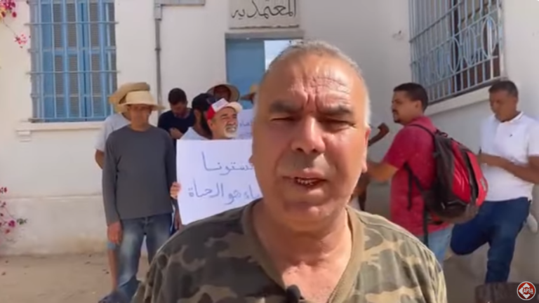 صوت المضيلة يعلو مطالِبًا بالحق في الماء